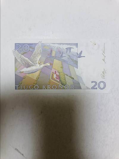 【20251020】非全新纸币第296场 瑞典初版20克朗