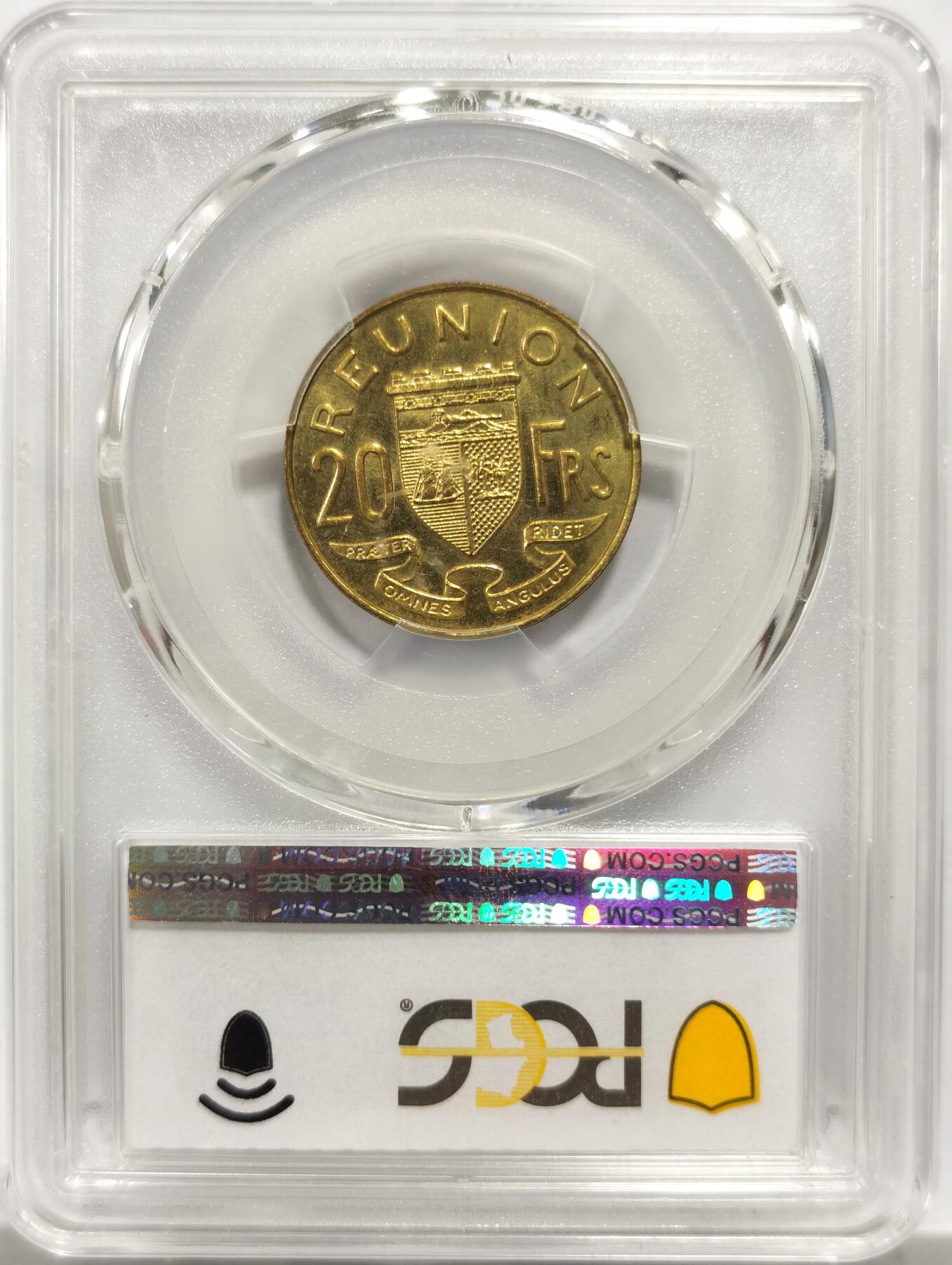 博洋堂世界钱币拍卖第143期（全场包邮） PCGS MS66 法属留尼汪1964年20法郎 唯一冠军分