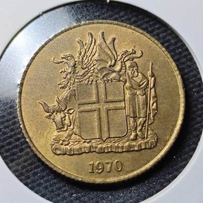 KK钱币收藏小铺 第355场 2月预留时间 周末发货 -  1970冰岛1克朗