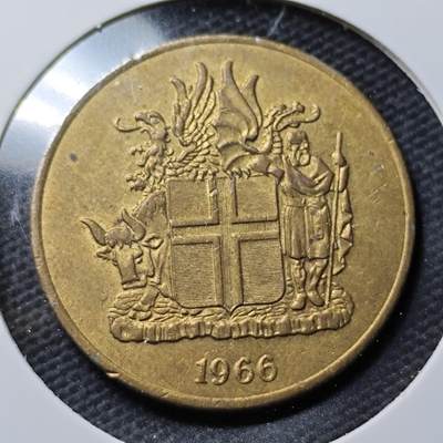 KK钱币收藏小铺 第355场 2月预留时间 周末发货 -  1966冰岛2克朗