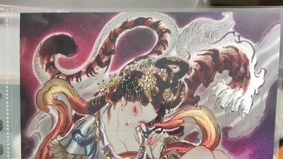 阳大大卡牌拍卖第76期（持续收拍品，周五晚上九点截拍，进群福利早知道） - 【A4粗闪】2024 焱卡文化 彫仙 寅虎 A4大卡 粗闪