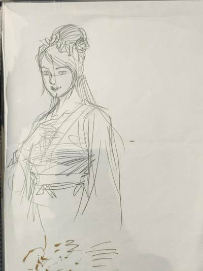 白泽拍卖卡牌手绘专场第26期（霜降天寒蝉噤语，风高夜冷桂留香） 2024 集卡社卡册 无属性封图+6张A4海报内页+1张廖福成未完成草图一张