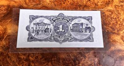 得物收藏 Chase Auction 第34期 - - 外钞、民国钞和人民币混合场！持续更新中！ 苏格兰皇家银行1镑，品相如同！