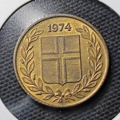 KK钱币收藏小铺 第355场 2月预留时间 周末发货 -  1974冰岛50奥拉