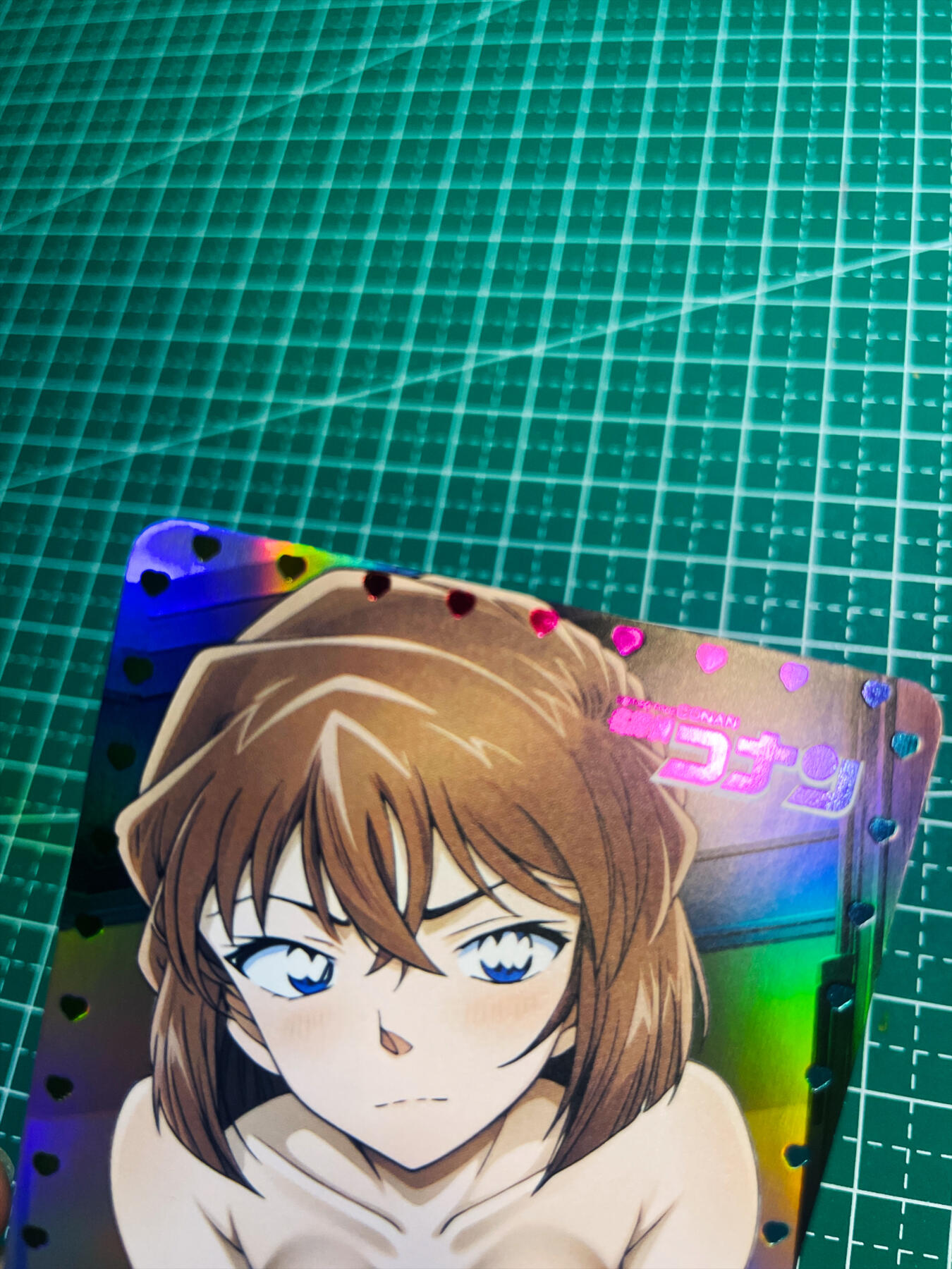 显眼宝34期 佣金1起 10月15日晚22:30截止  嘎嘎鸭卡牌   超级经典老卡系列    名侦探柯南   灰原半身艺术卡   共1张   彩闪彩印签工艺   小卡尺寸  60*87