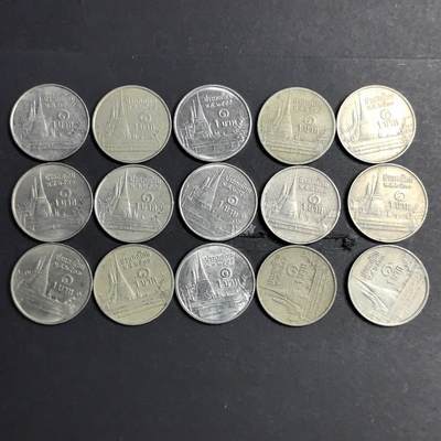 各国硬币第4期 无佣金 - 泰国1泰铢15个