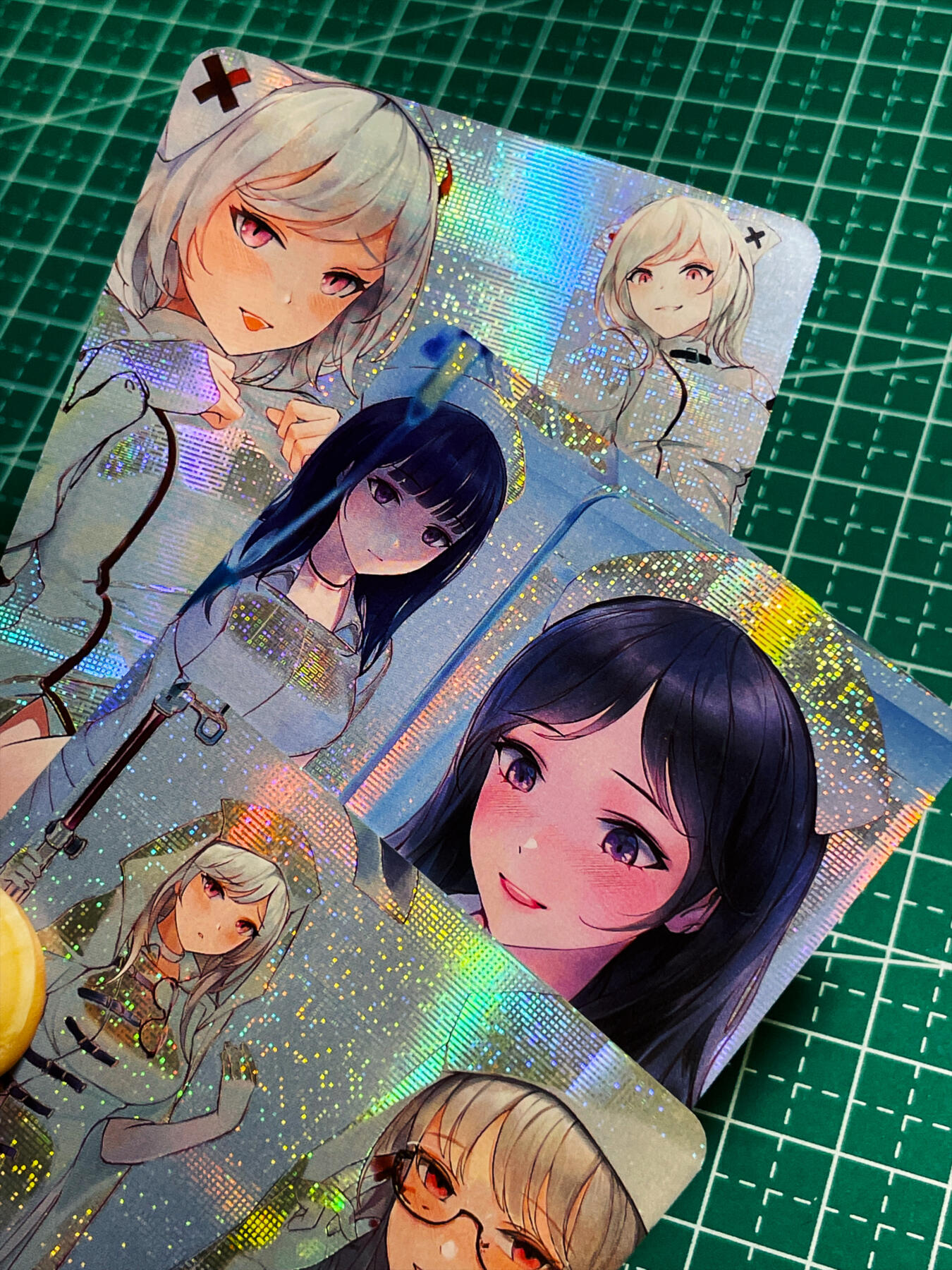 显眼宝34期 佣金1起 10月15日晚22:30截止  疾风卡牌   二次元系列     小护士第二季  共3张   纱布闪工艺   小卡尺寸  60*87