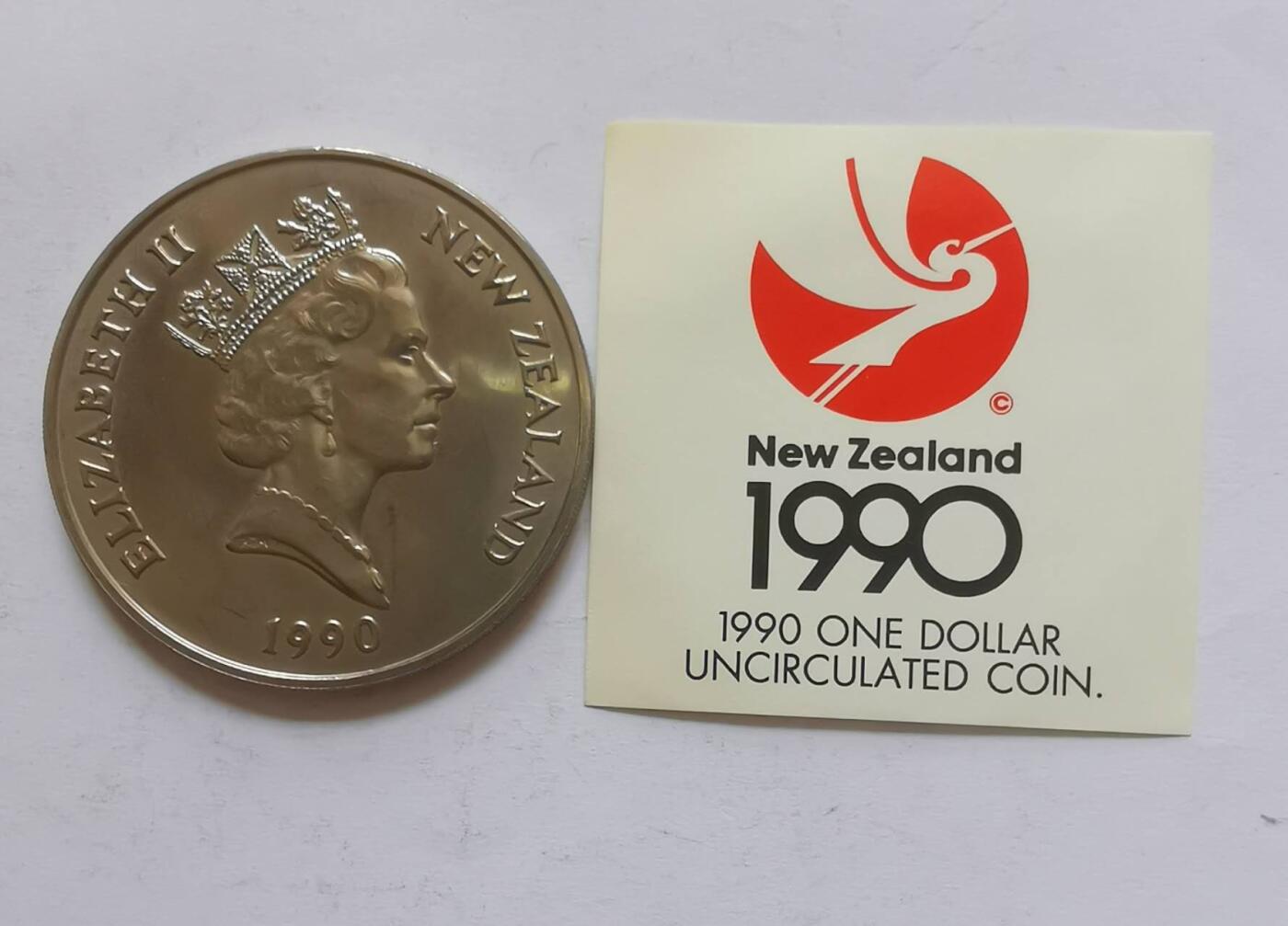 巨藏钱币第五期硬币场10月15号8点开拍 新西兰1990年1元大镍币38mm