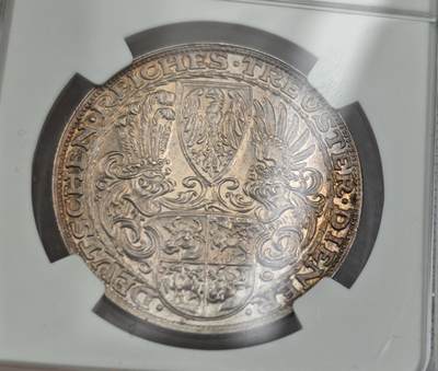 瓶子🏺第212期拍卖会  兴登堡1927年80大寿银质币章  NGC  MS62