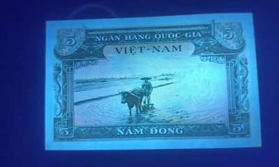 得物收藏 Chase Auction 第34期 - - 外钞、民国钞和人民币混合场！持续更新中！ 越南5元，品相如图！