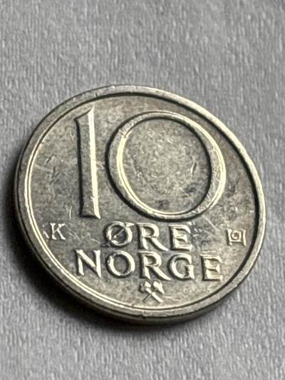 神仙姐姐-中外币专场22 原光好品1984 年挪威 10 欧尔