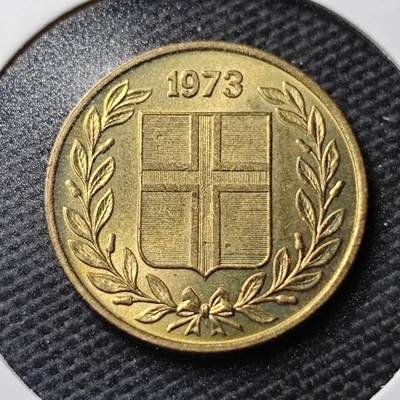 KK钱币收藏小铺 第355场 2月预留时间 周末发货 -  1973冰岛50奥拉