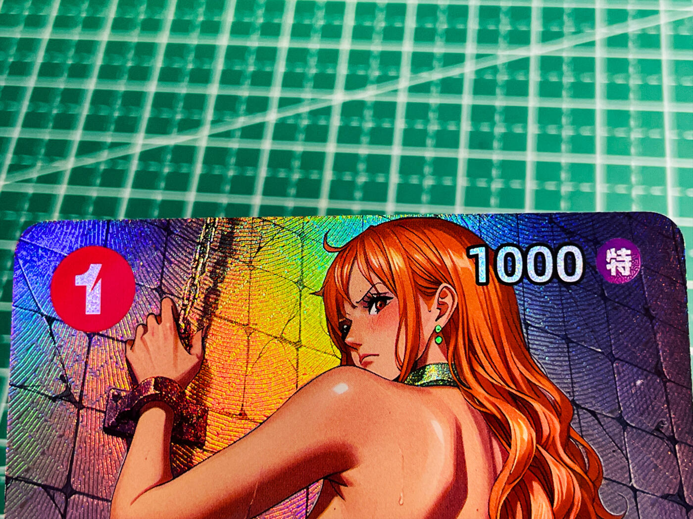 显眼宝34期 佣金1起 10月15日晚22:30截止  驴歪歪 满赠卡一张  pp娜美 折光彩闪 63*88