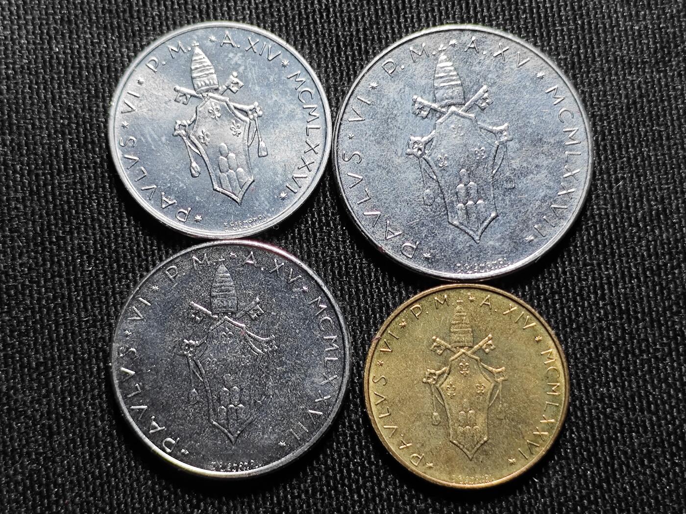 KK钱币收藏小铺  （套币 批量/好品散币 银币）专场  2月预留时间 周末发货  梵蒂冈套币