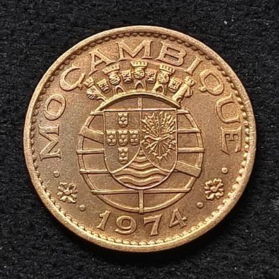 【全场包邮】纯粹捡漏拍468场 - 葡属莫桑比克1974年50分铜币