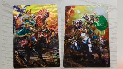 龙虎卡牌第五十九场（无佣金，满120包邮，周六晚上结拍，欢迎送拍） - 冷烫粗闪2张 奇点 张飞&黄忠