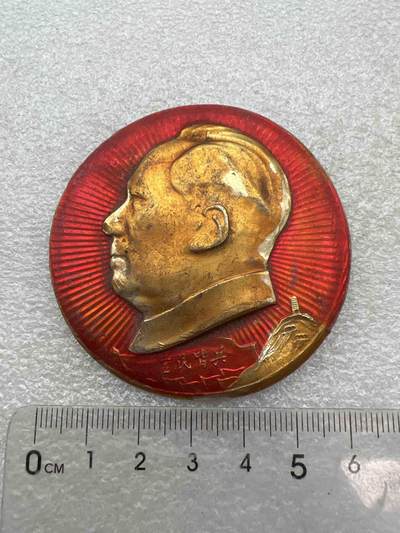 真品像章、纪念章、红色书籍 - 真品像章、纪念章