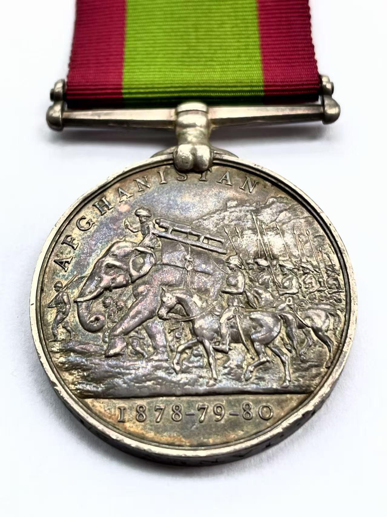 盛世勋华——号角文化勋章邮票专场拍卖第284期 英国1878年第二次阿富汗战争奖章 带刻名 银制