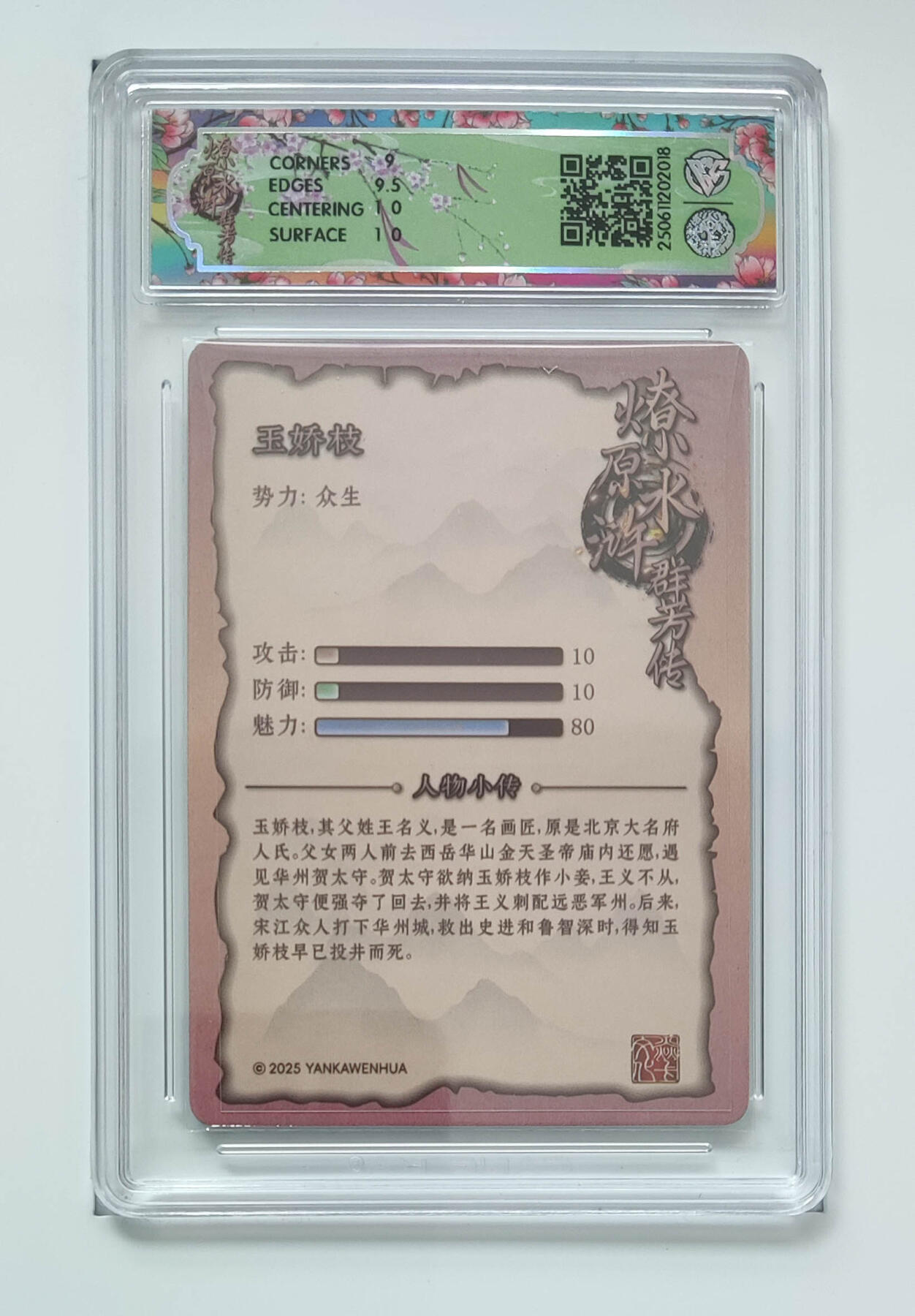 阳大大卡牌拍卖第76期（持续收拍品，周五晚上九点截拍，进群福利早知道） 【折光】焱卡文化 水浒群芳传 下 王娇枝 018
