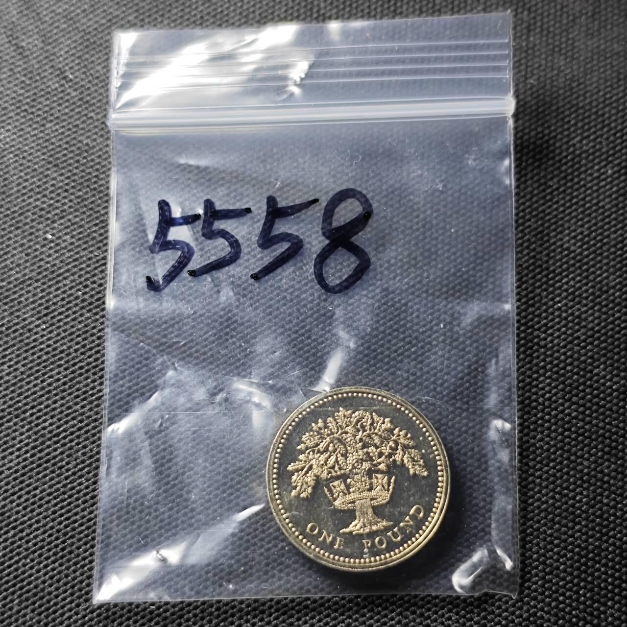 KK钱币收藏小铺 第355场 2月预留时间 周末发货  1987英国1镑精制币