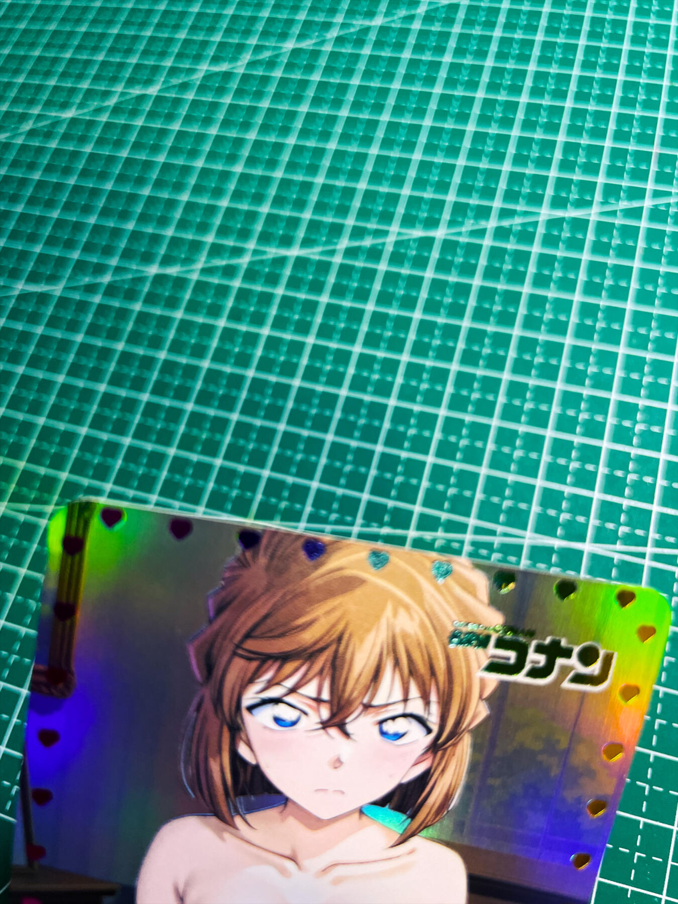 显眼宝34期 佣金1起 10月15日晚22:30截止  嘎嘎鸭卡牌   超级经典老卡系列    名侦探柯南   灰原全身艺术卡   共1张   彩闪彩印签工艺   小卡尺寸  60*87