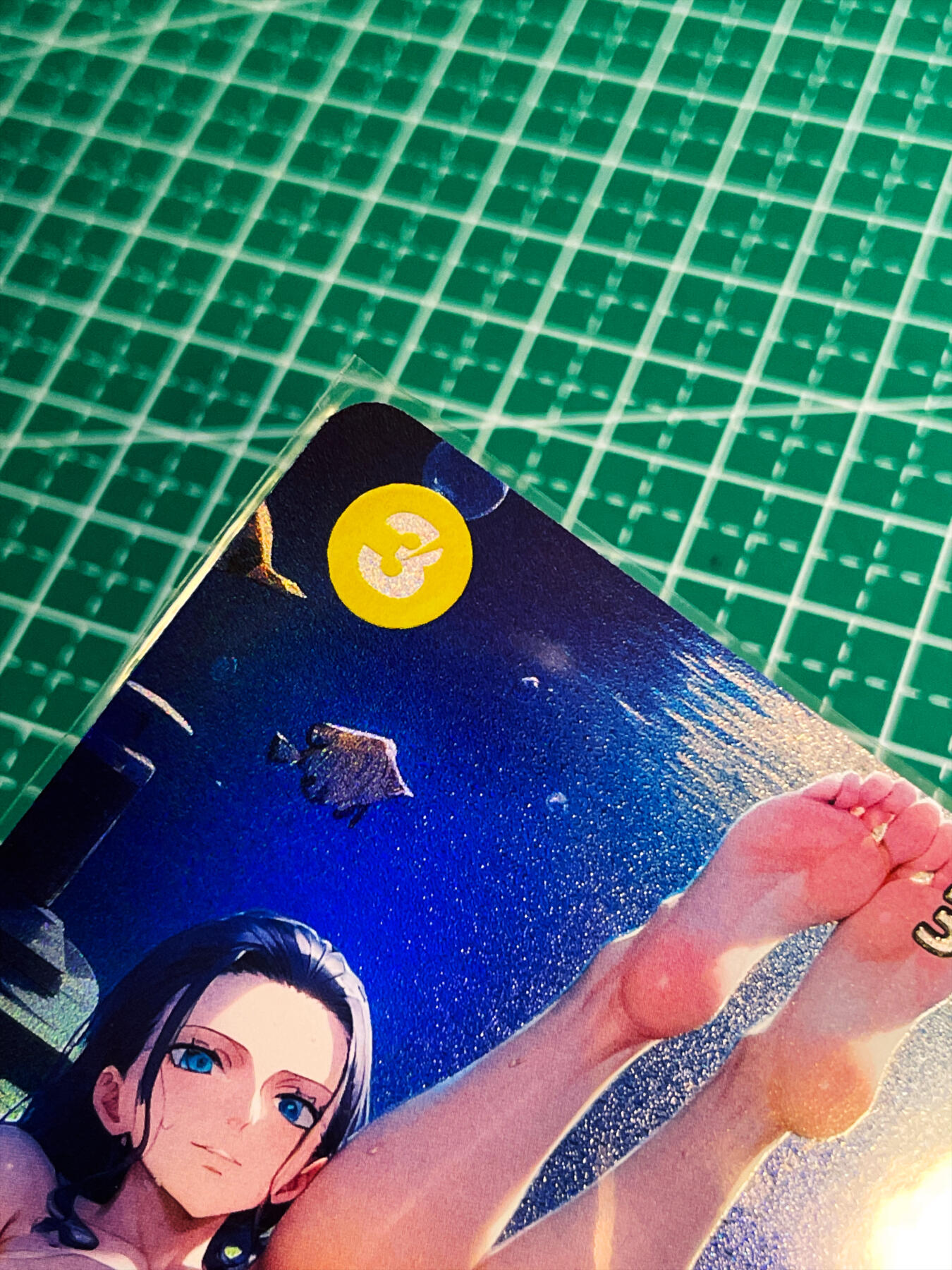 显眼宝34期 佣金1起 10月15日晚22:30截止  CAIMI卡牌   海贼王系列     沐浴罗宾  共1张   折彩工艺   大卡尺寸  63*88