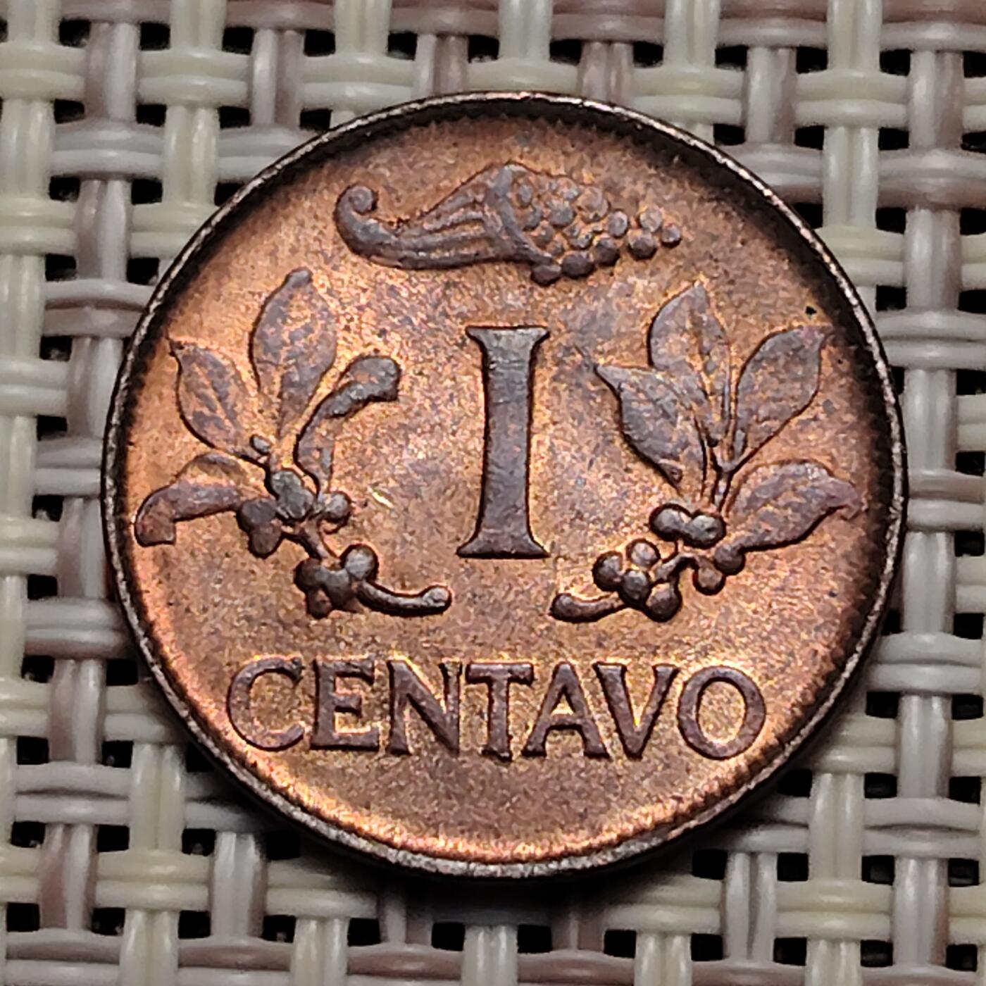布加迪🐬～世界钱币(上海)🌾第 251 期 /  各国套币和散币 哥伦比亚🇨🇴 1969年 1分