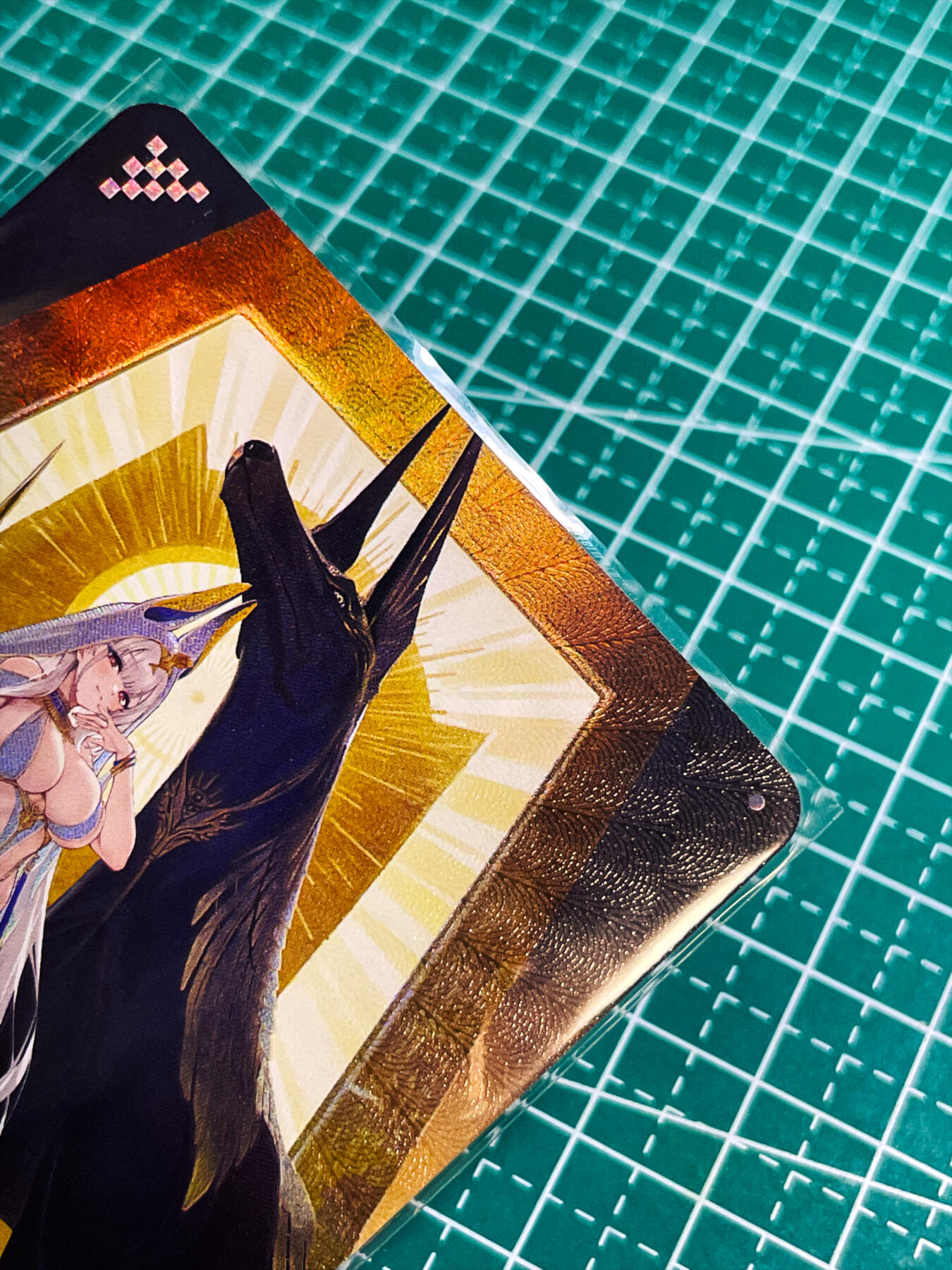 显眼宝34期 佣金1起 10月15日晚22:30截止  墨卡文创   碧蓝航线系列卡     联动重返未来阿努比斯皮肤     共1张   折彩工艺   大卡尺寸  63*88