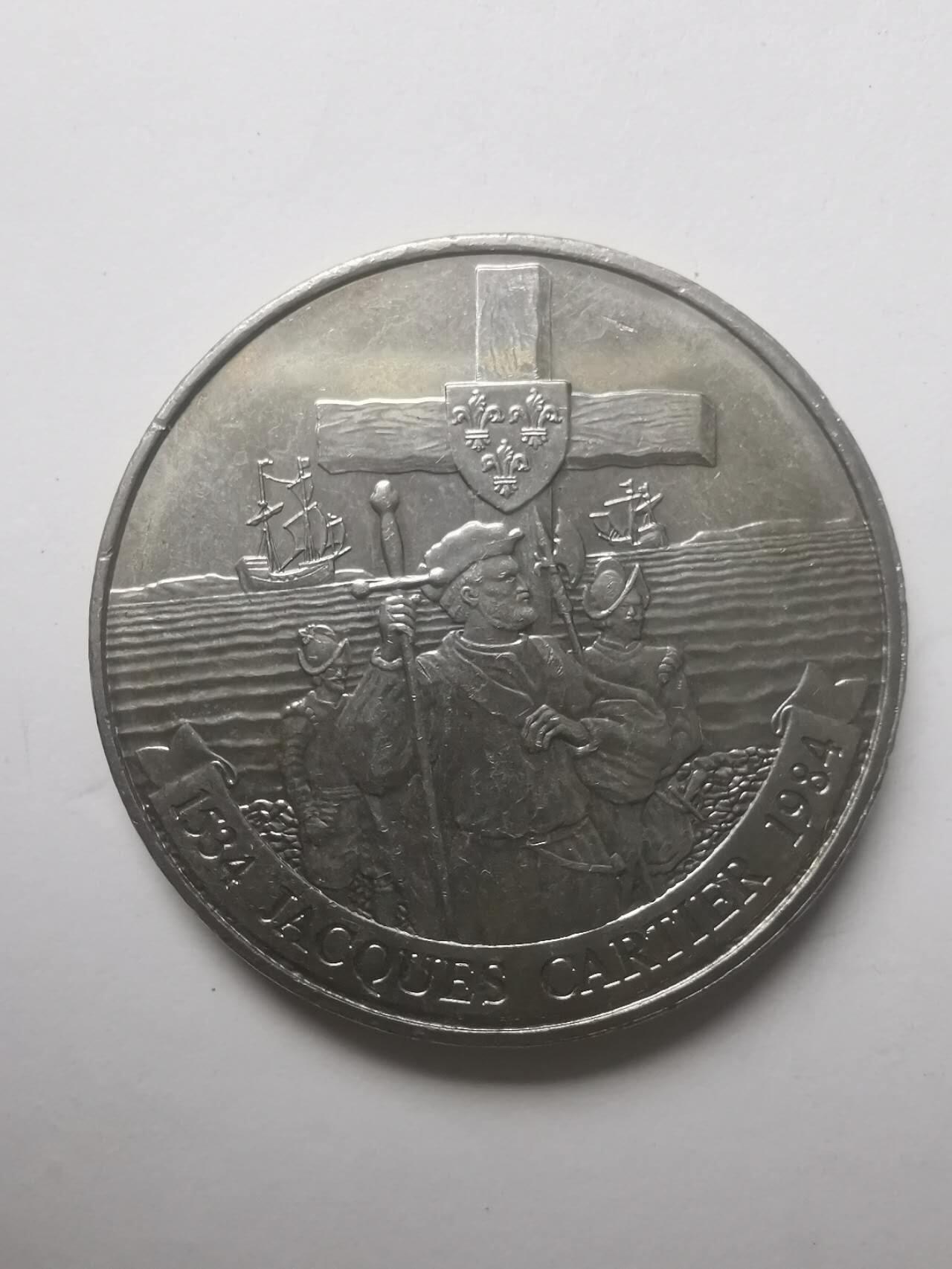 巨藏钱币第五期硬币场10月15号8点开拍 加拿大1984年1元镍币32.2mm