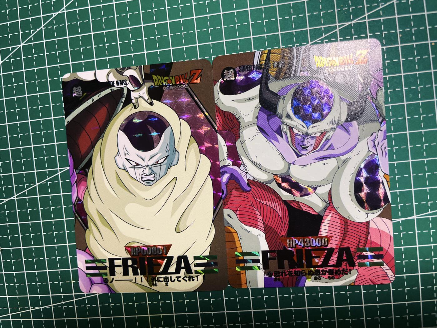 显眼宝34期 佣金1起 10月15日晚22:30截止  七龙珠 弗利萨 2张 折光彩闪 小卡尺寸