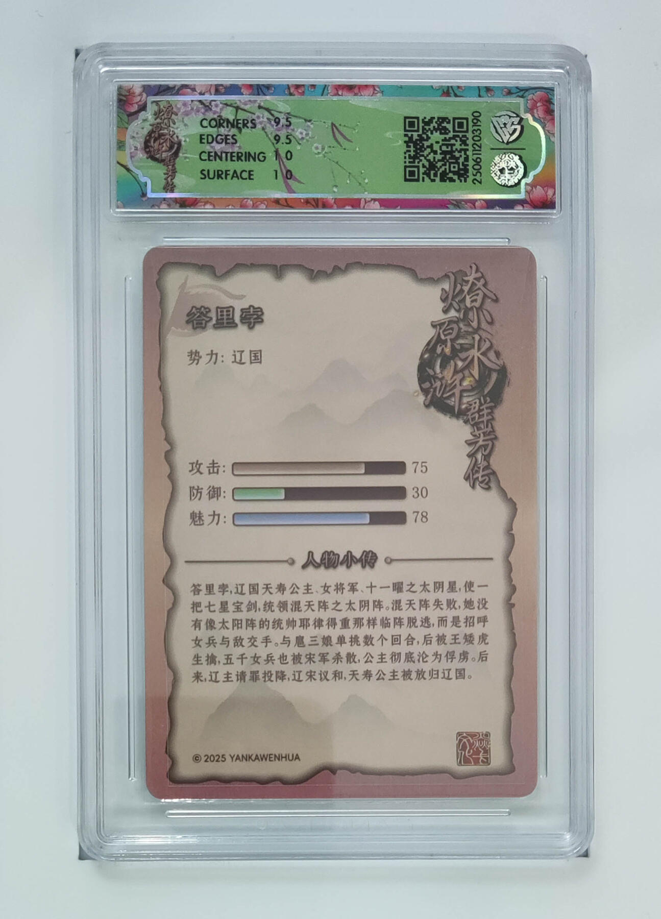 阳大大卡牌拍卖第76期（持续收拍品，周五晚上九点截拍，进群福利早知道） 【折光】焱卡文化 水浒群芳传 下 答里孛 190