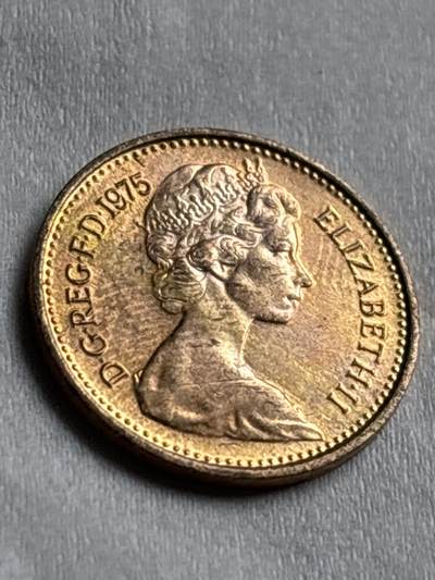 神仙姐姐-中外币专场22 - 原光好品1975 年英国 1/2 便士