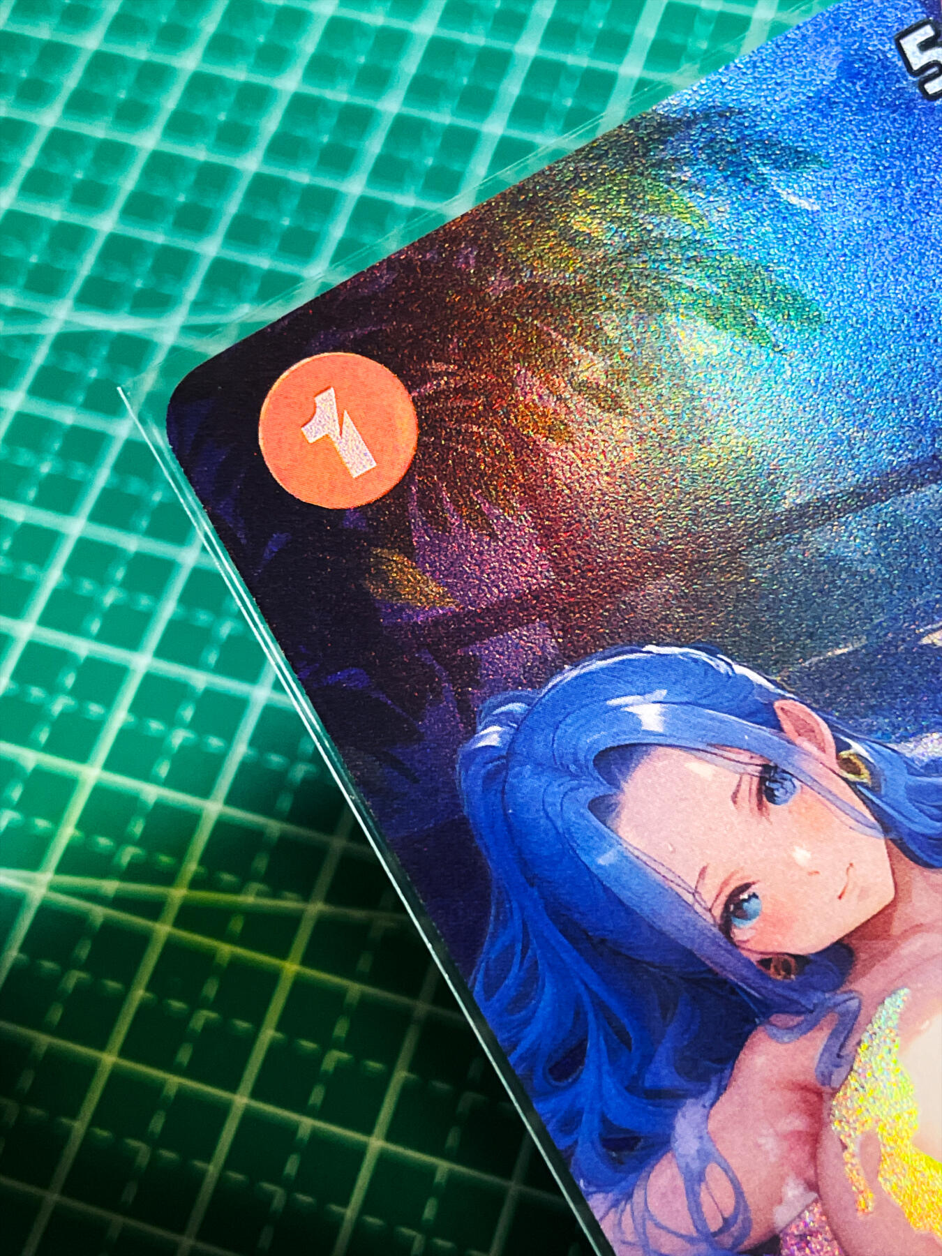 显眼宝34期 佣金1起 10月15日晚22:30截止  CAIMI卡牌   海贼王系列     沐浴薇薇公主  共1张   折彩工艺   大卡尺寸  63*88