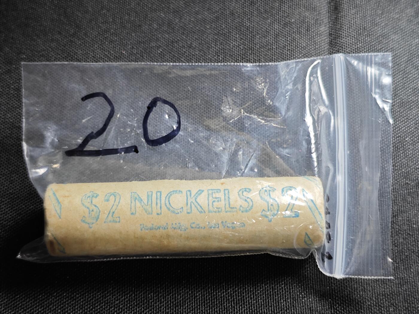 KK钱币收藏小铺  （套币 批量/好品散币 银币）专场  2月预留时间 周末发货  美国5分一卷 面值2美元