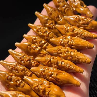 橄榄柳叶核《十八罗汉》纯手工柳叶核长串脖挂,大籽柳叶 橄榄柳叶核《十八罗汉》纯手工柳叶核长串脖挂,大籽柳叶