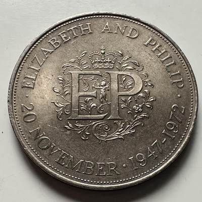 🌹外币初藏🌹🐯2025年第115场  每周二四六晚8️⃣点 接代拍 - 英国1972年克朗币