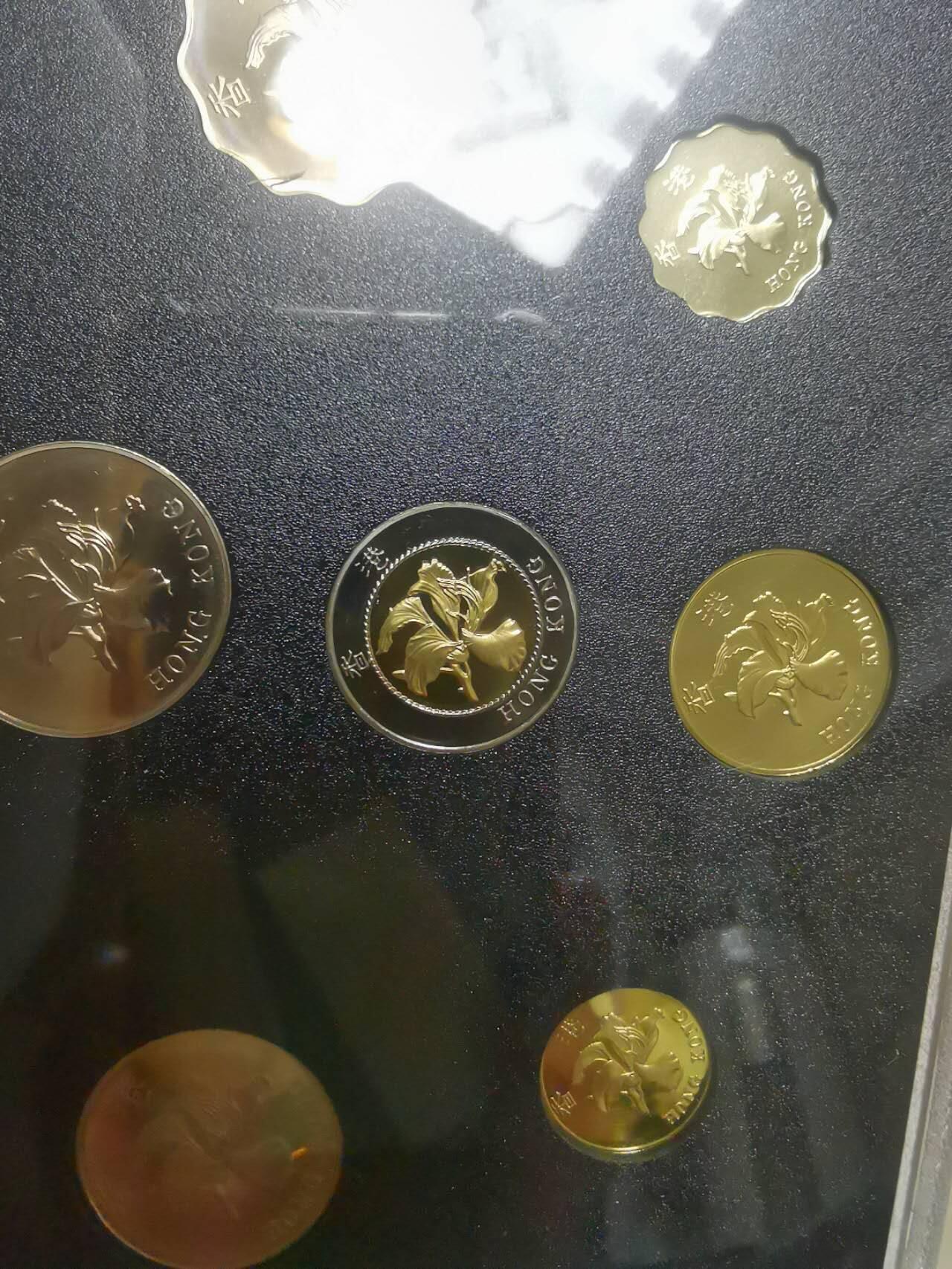 巨藏钱币第五期硬币场10月15号8点开拍 香港1997年回归纪念币精制版原盒