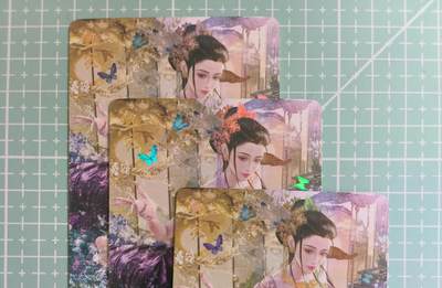 C先生卡牌 第14期 《神州百花谱》《Art系列》《人间传》持续收拍品中... - 【彩闪】焱卡文化×巴丁《燎原三国》典藏 甄宓 三渐变