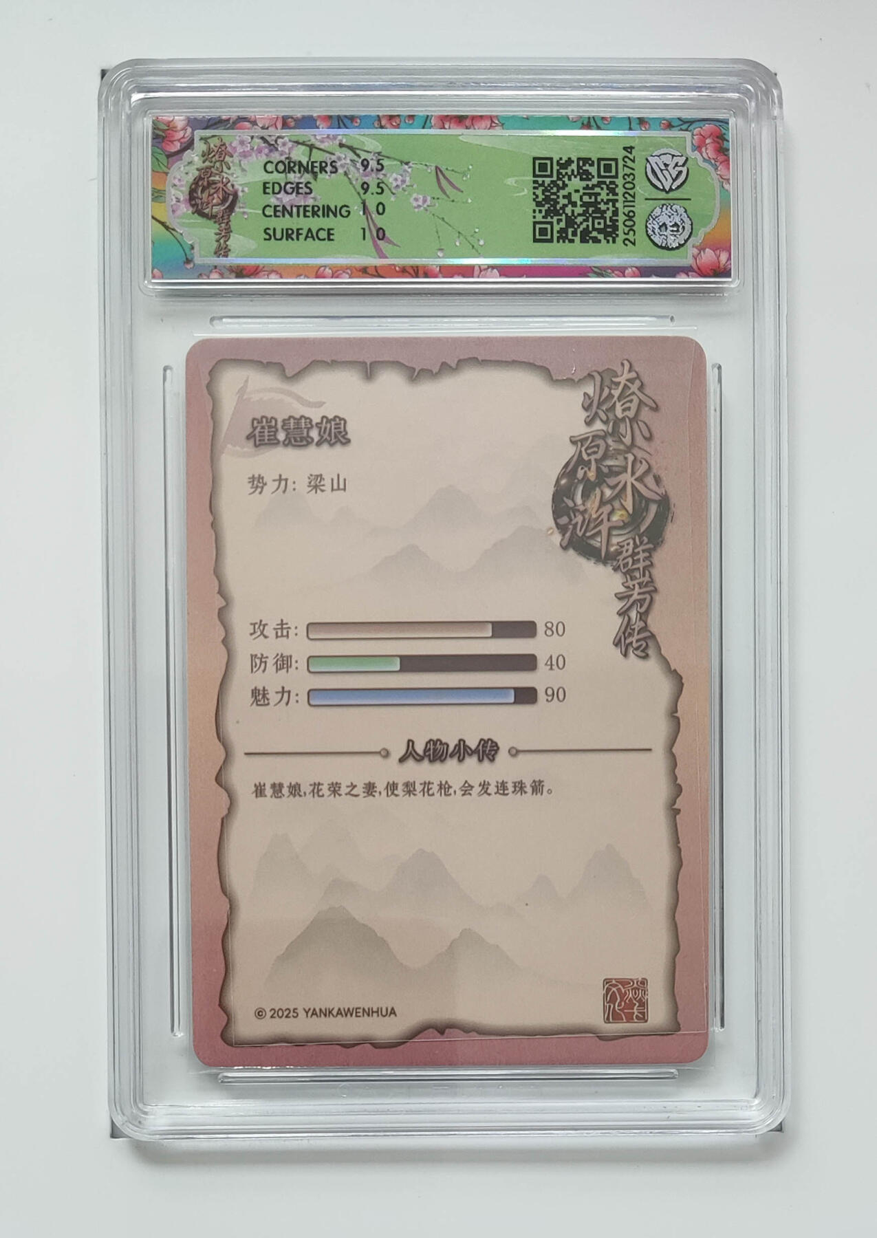 阳大大卡牌拍卖第76期（持续收拍品，周五晚上九点截拍，进群福利早知道） 【折光】焱卡文化 水浒群芳传 下 崔慧娘 724