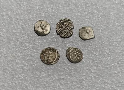 瓶子🏺第212期拍卖会  中亚国家打制银币5枚  不同版本