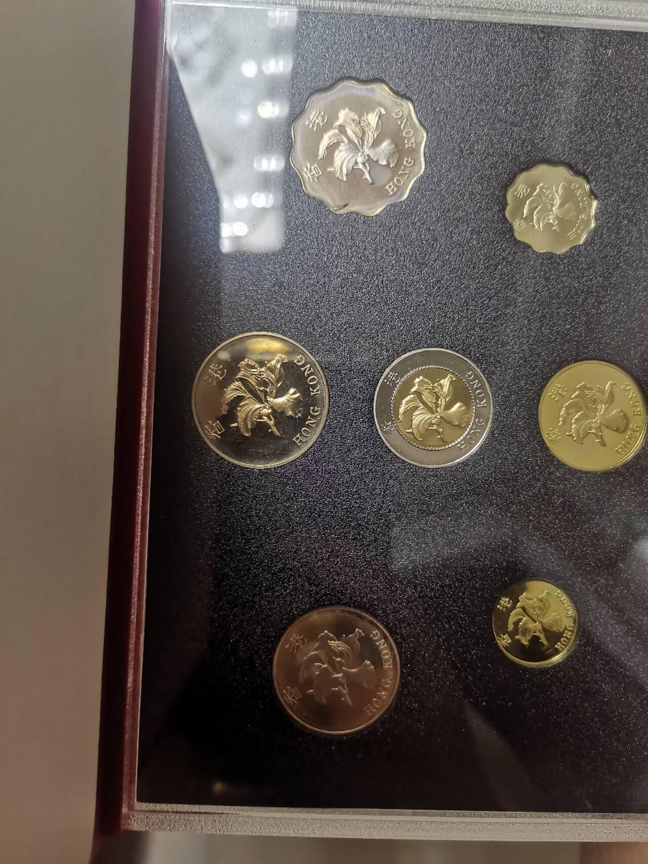 巨藏钱币第五期硬币场10月15号8点开拍 香港1997年回归纪念币精制版原盒