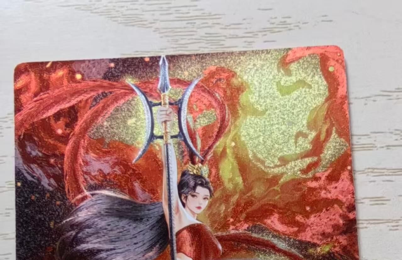 龙虎卡牌第五十九场（无佣金，满120包邮，周六晚上结拍，欢迎送拍） 粗闪卡 奇点 战损吕玲绮