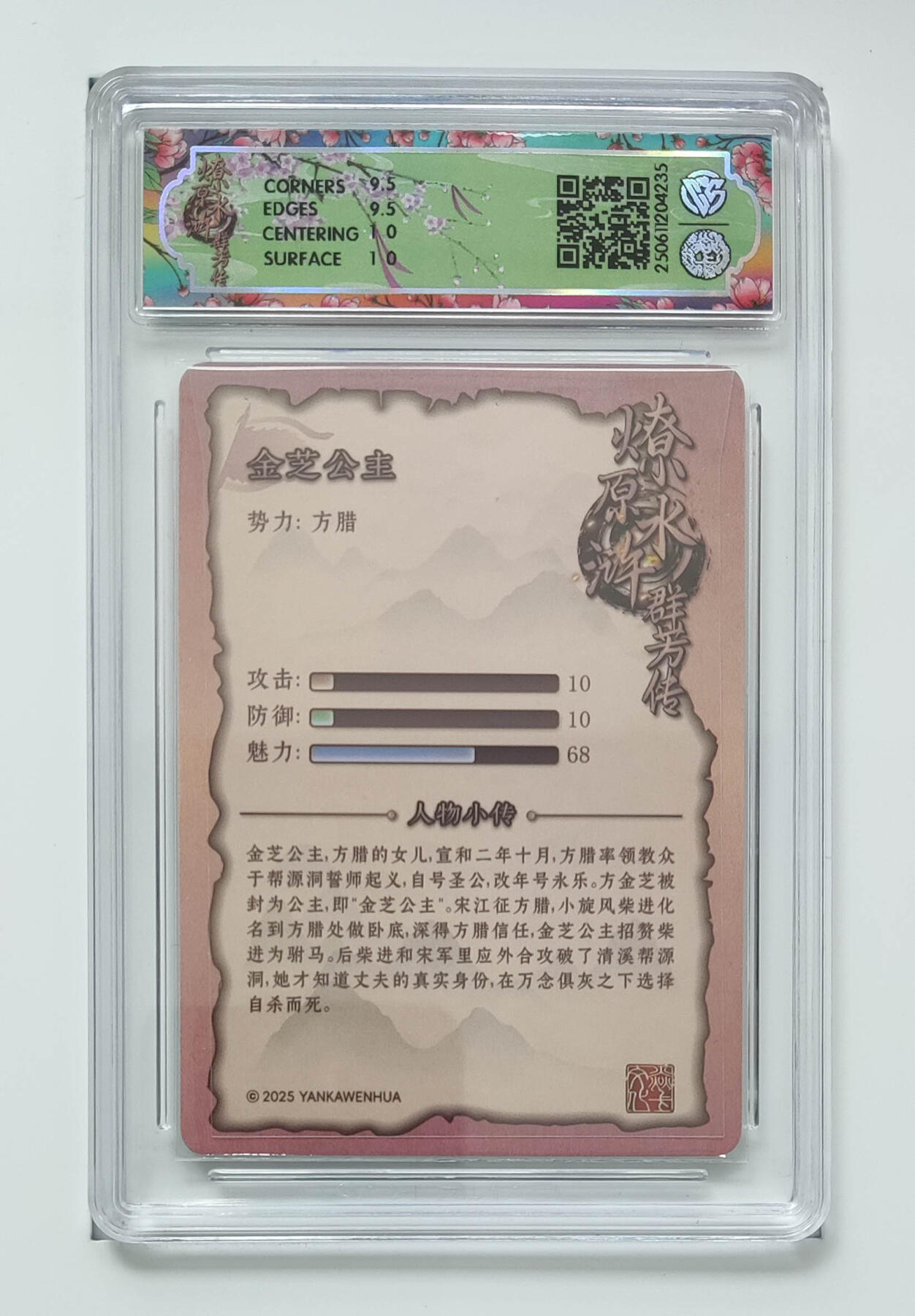 阳大大卡牌拍卖第76期（持续收拍品，周五晚上九点截拍，进群福利早知道） 【折光】焱卡文化 水浒群芳传 下 金芝公主 235