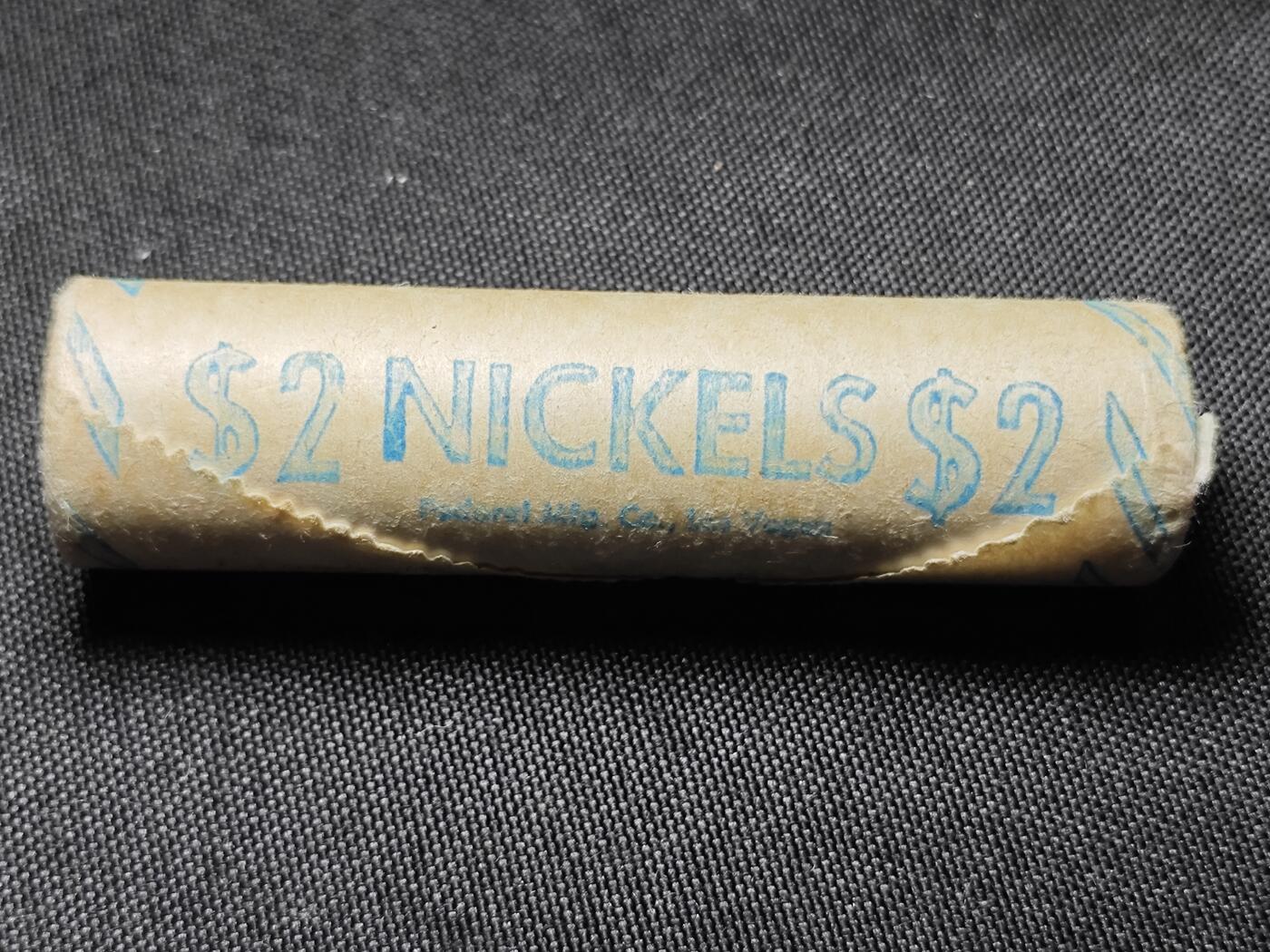 KK钱币收藏小铺  （套币 批量/好品散币 银币）专场  2月预留时间 周末发货  美国5分一卷 面值2美元