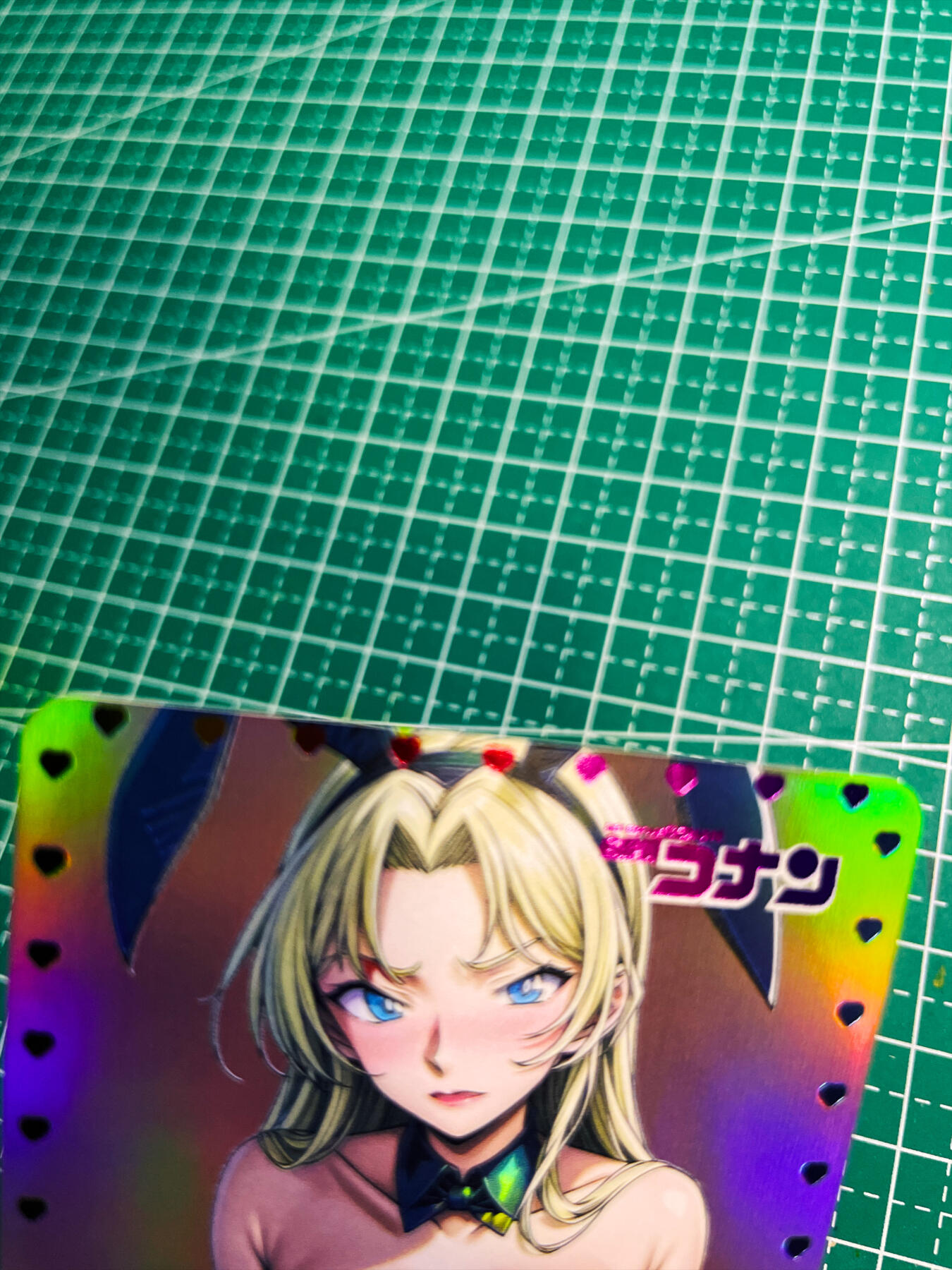 显眼宝34期 佣金1起 10月15日晚22:30截止  嘎嘎鸭卡牌   超级经典老卡系列    名侦探柯南   贝尔摩德兔女郎艺术卡   共1张   彩闪彩印签工艺   小卡尺寸  60*87