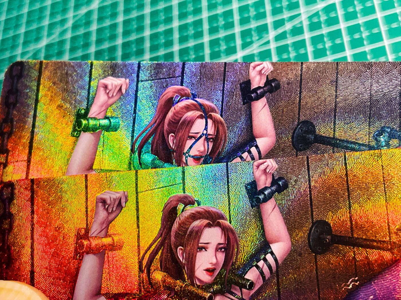 显眼宝34期 佣金1起 10月15日晚22:30截止  嘎嘎鸭 对卡一对  火舞  折光彩闪 小卡尺寸