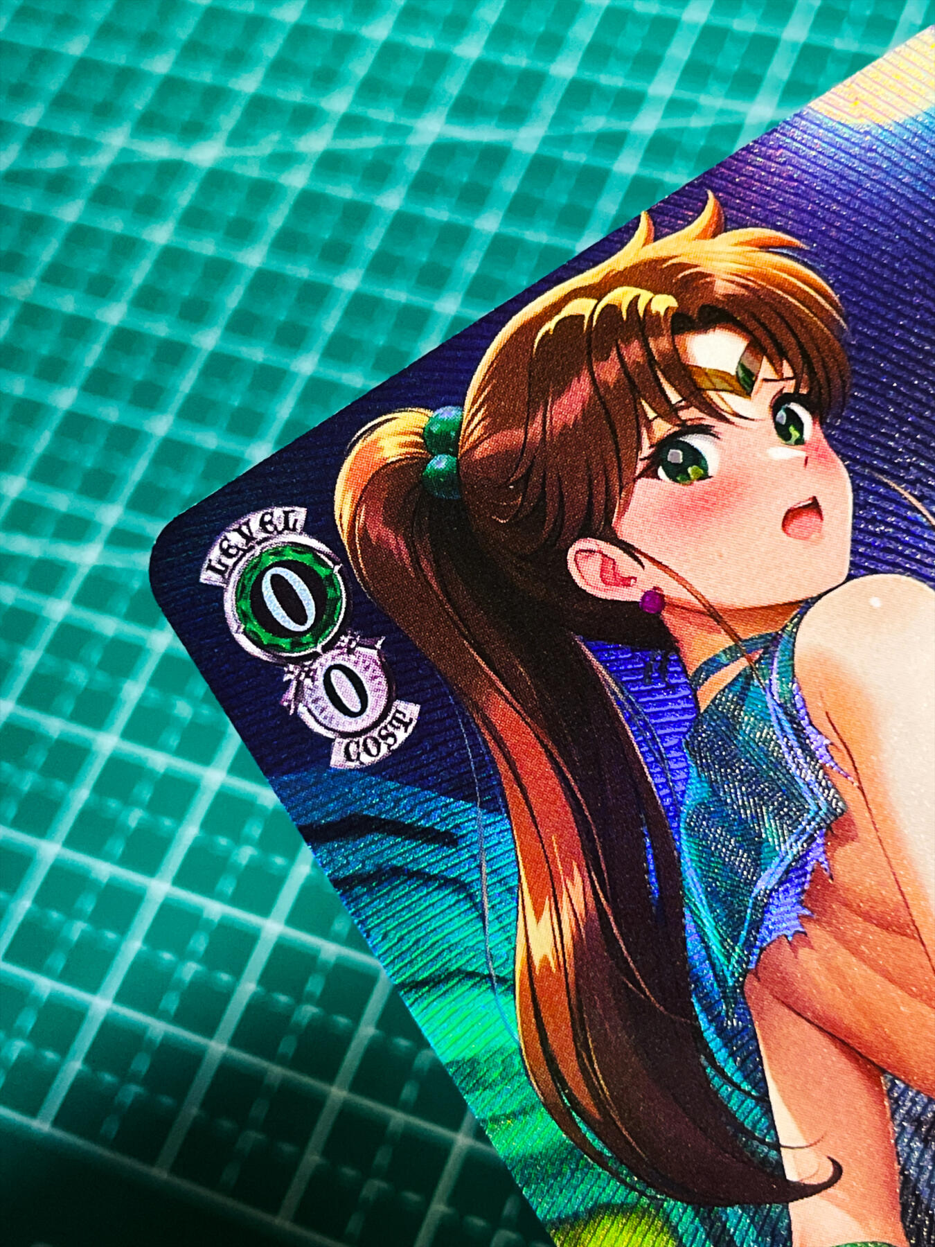 显眼宝34期 佣金1起 10月15日晚22:30截止  嘎嘎鸭卡牌   超级经典绝版卡    美少女战士   战损爱野美奈子   共1张   折彩工艺   小卡尺寸  60*87