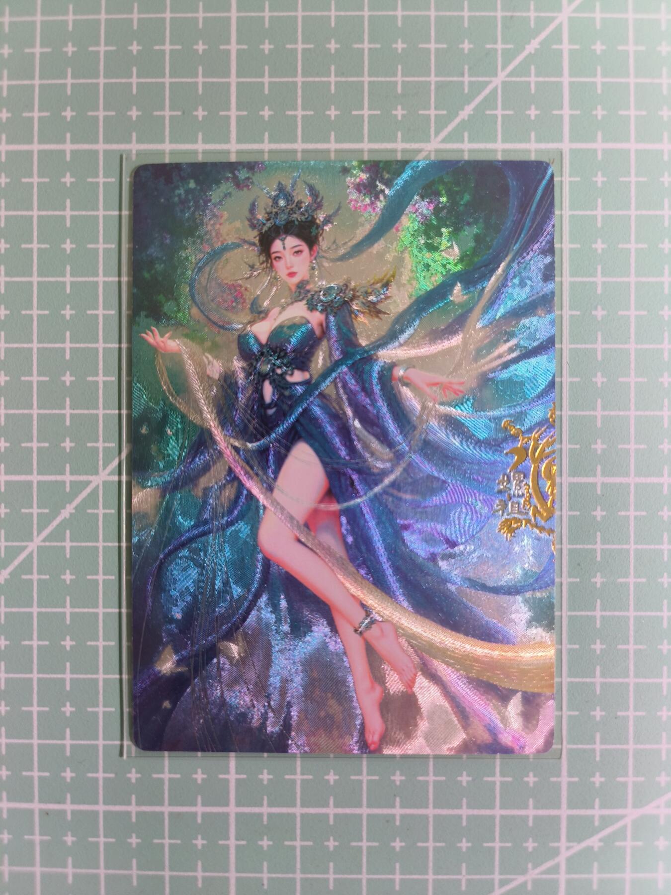 C先生卡牌 第14期 《神州百花谱》《Art系列》《人间传》持续收拍品中... 【粗闪】奇点卡牌《玄灵谱》嫘祖
