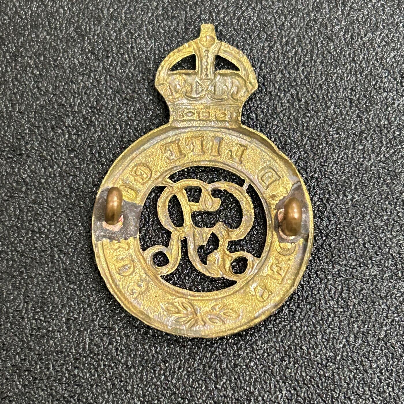 西秦中古拍卖第六十二期 英国二战皇家陆军骑兵卫队帽徽