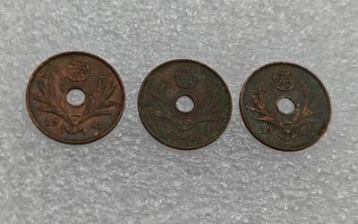 瓶子🏺第212期拍卖会 -  二战时期1941-1943年俄占芬兰5盆尼铜币3枚